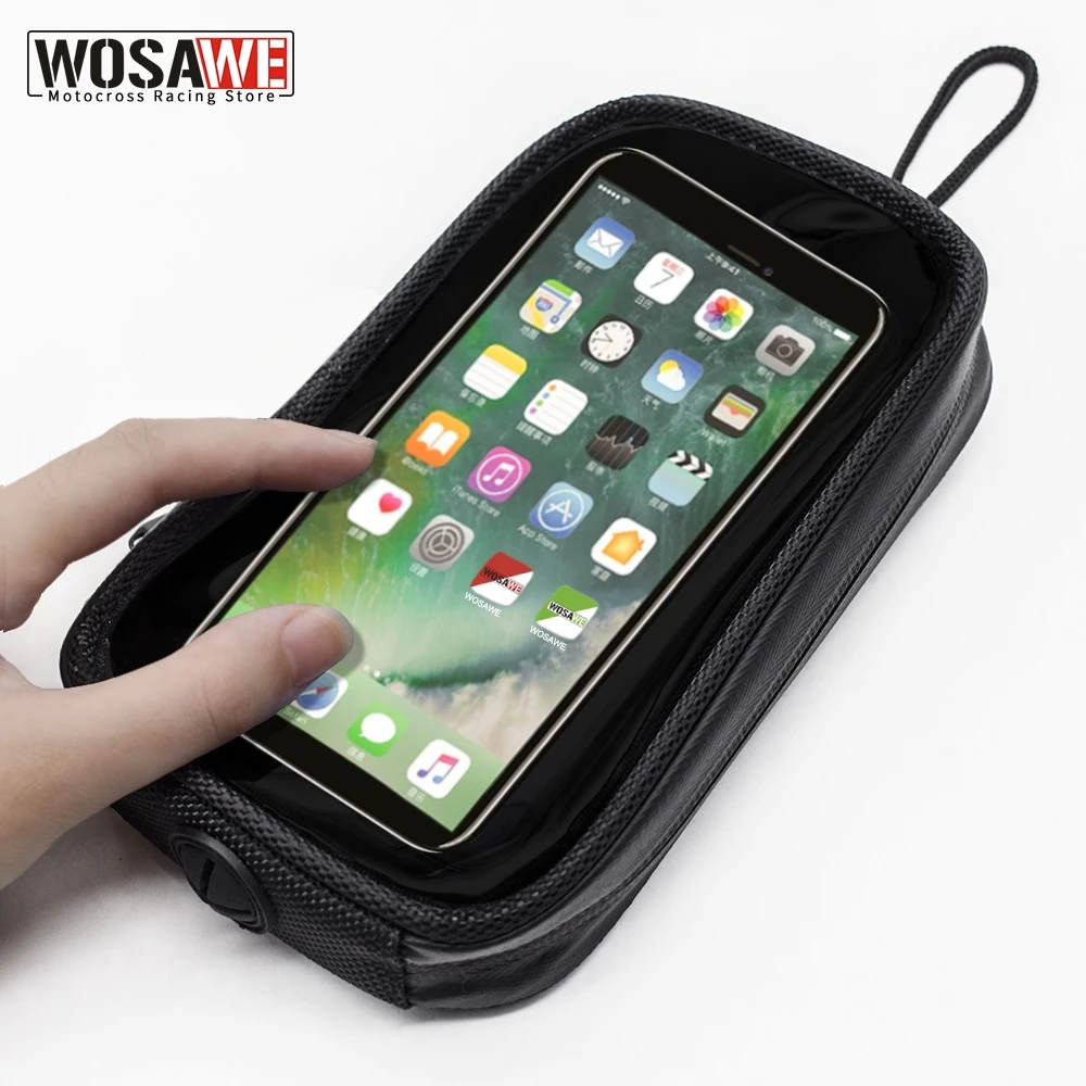 Strong Magnetic Motorcycle Tank Bag Mobile Phone GPS Navigation Holder Bags Waterproof Touch Screen Bag For iPhone Samsung