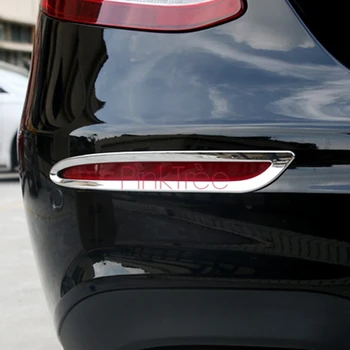 

For Mercedes Benz E Class W213 2017 Rear Foglight Fog Lamp Cover ABS Decorative Trim Car Styling Accessories chrome