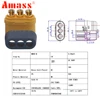 MR60,Amass MR60 Plug w/Защитная крышка 3,5 мм 3-разъем с t-образной вилкой Интерфейс разъем оболочкой для модели RC ► Фото 3/6