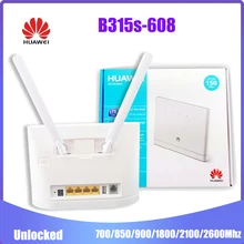 Unlocked Huawei 4G Wireless Routers B315 B315s-608 B315s-607 with Antenna 3G 4G CPE Routers WiFi Hotspot Router