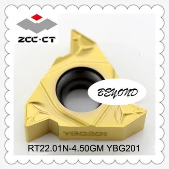 

Original ZCC RT22.01N-4.50GM YBG201 22IR Carbide Inserts Lathe Cutter Turning Tool CNC Tools 10pcs ZCCCT Insert