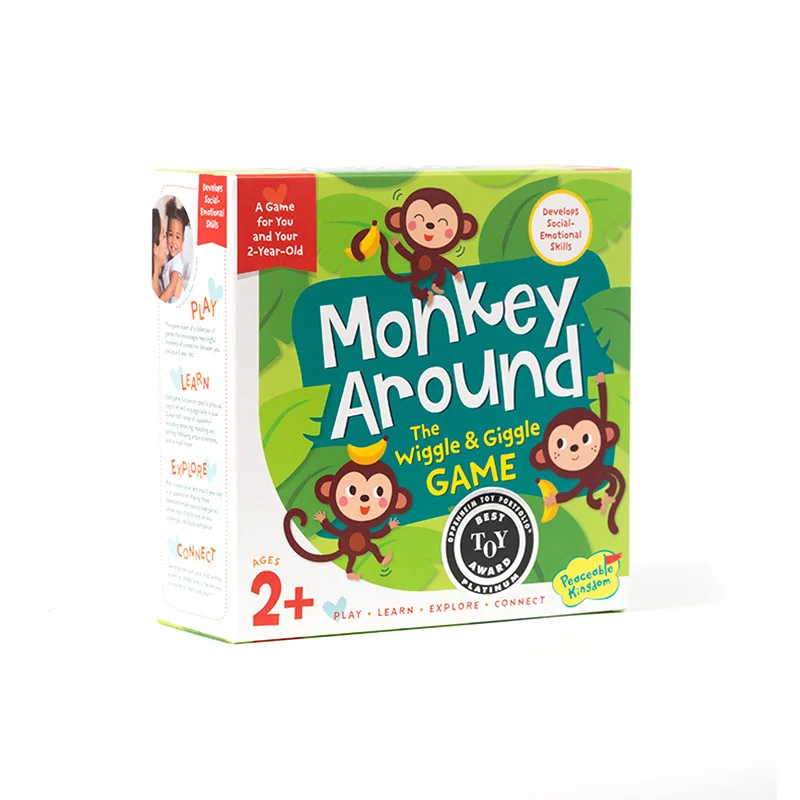 

Large J Small D Push Small Monkey Rotary Table Parent And Child Interactive Educational Children Board Game Sports Social Mood I