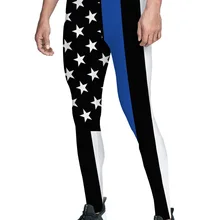 Мужские черные, белые и синие штаны с американскими флагами, Мужские штаны со скрытым карманом на День независимости, с высокой талией, с животным принтом, полная длина