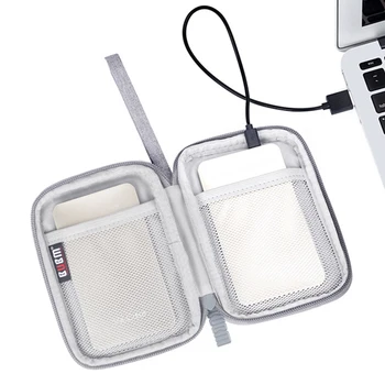 

Travel protection power bag, external hard drive storage bag for charger hard drive data cable storage bag
