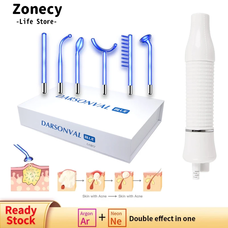 High Frequency Facial Machine Neon+argon Electrotherapy Ozone Therapy