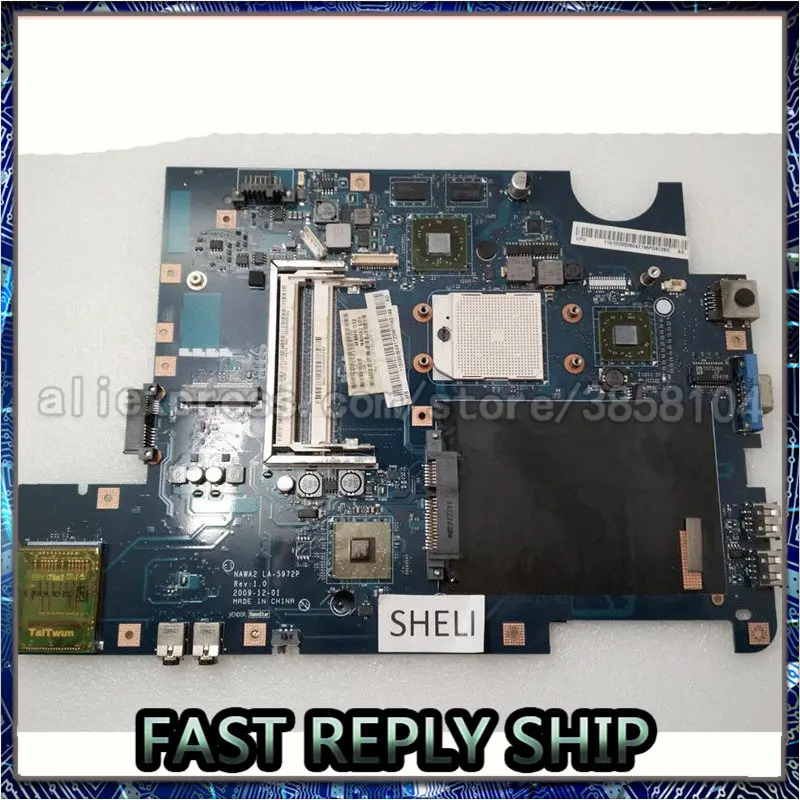 SHELI для Lenovo G555 материнская плата с наводным цветом 69039841 | Компьютеры и офис