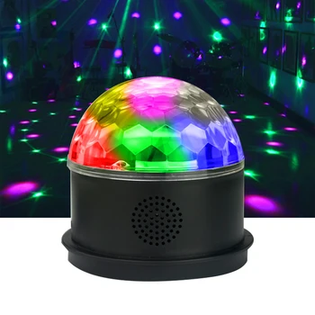 

Remote Control Disco Stage Party Music Speaker Mini RGBYWP LED Crystal Magic Ball Light