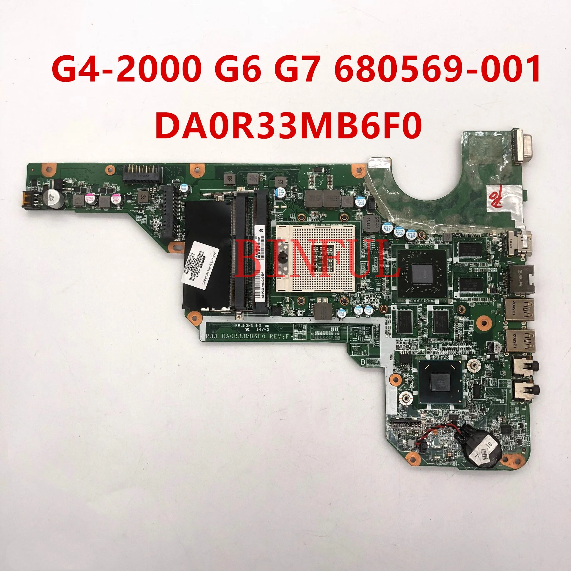 the best pc motherboard 680570-001 680570-501 680570-601 680569-001 For HP G4-2000 G6-2000 G7-2000 Laptop Motherboard DA0R33MB6F1 DA0R33MB6F0 HM76 Test best pc mother board