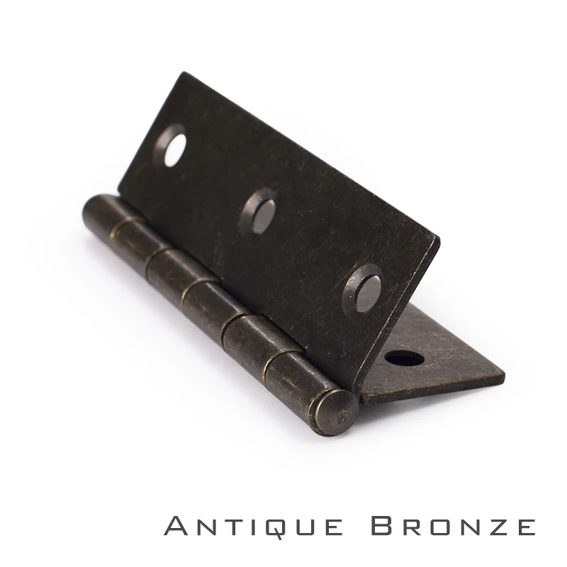 Antique bronze color iron Hinge 3" Classical Cabinet Door open 300 degree furniture Hinge with screws