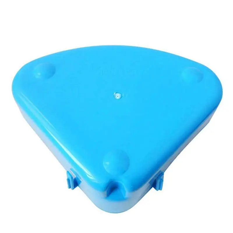 Rabbit Toilet Litter Tray,Small Animal Toilet Corner Potty, Pet Litter Trays Corner for Rabbit, Hamster(Blue