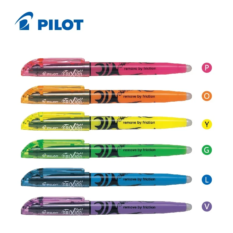 1pcs Pilot Erasable Highlighter Pen Hot Disappear Frixion Fluorescent Pastel Nature Color Marker Liner Drawing Lettering F250