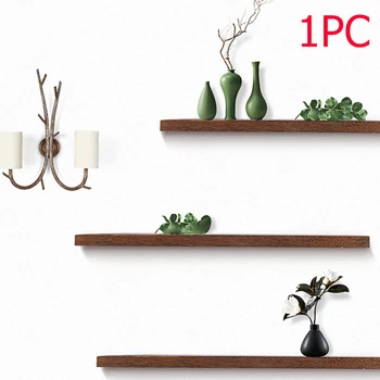 

Organizer Bracket Storage Holder Support Wooden Floating Rack Wall Shelf Mount Home Decor Ledge Office Living Room Modern Books