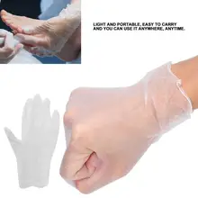 100Pcs Multi-Function Disposable PVC Gloves For Beauty Manicure Nail Tattoo Family Cleaning Waterproof Oil-Proof Gloves Portable
