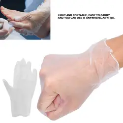 100Pcs Multi-Function Disposable PVC Gloves For Beauty Manicure Nail Tattoo Family Cleaning Waterproof Oil-Proof Gloves Portable