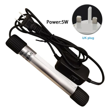 

Small Anti Slip Wardrobe Handheld Portable UV Disinfection Lamp Hospital Ozone Tube Remove Mites Sterilizing Hotel Home Office