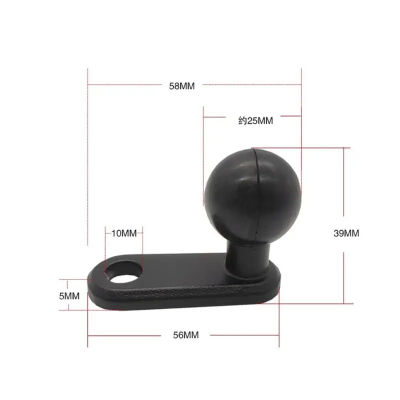 L образное основание из алюминиевого сплава резиновая шариковая головка