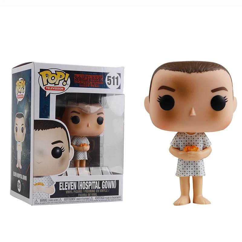 Funko pop Stranger Things Eleven Demogorgon Hopper Jonathan Nancy Brenner Joyce Фигурки Коллекционная модель игрушки с коробкой - Цвет: with box