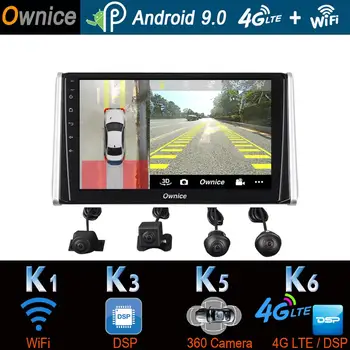 

360 Camera Android 9.0 8Core 4G+64G SPDIF DSP CarPlay Car Multimedia Player GPS Navigation Radiofor Toyota RAV4 2019 2020