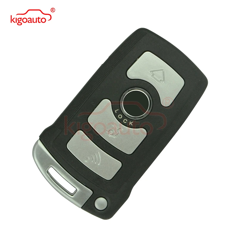 Kigoauto FCC LX 8766 S Smart Key 4 Button 868Mhz ID-PCF7945 Chip With 2032 Battery for BMW 7series Car Remote Key CAS1