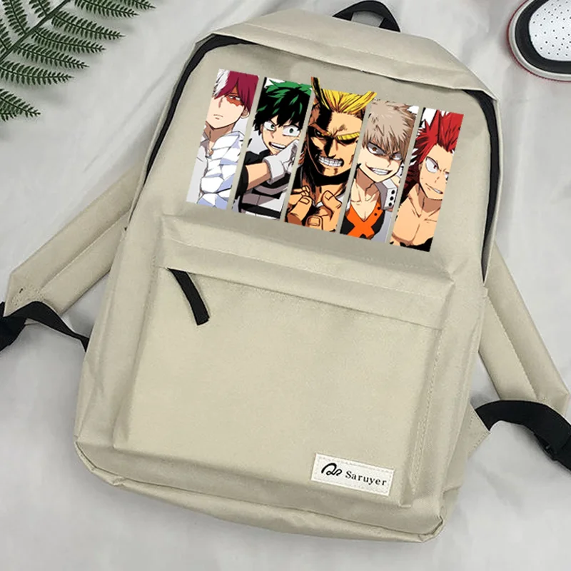 Моя геройская академия Boku нет героев академии Bakugou Todoroki сумки рюкзаки для