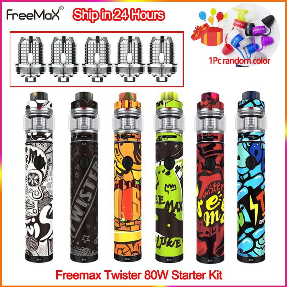 Оригинальный стартовый набор Freemax Twister 80 Вт испаритель с аккумулятором 2300 мАч