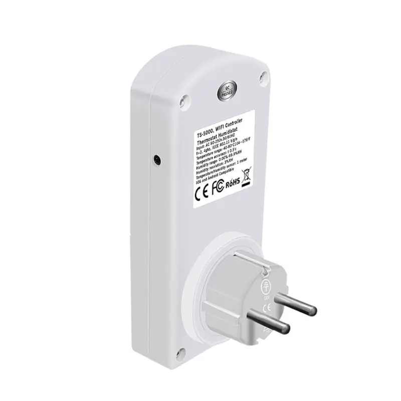 

Smart WiFi Plug Remote Control Thermostat Socket Temperature Humidity Controller Y98E