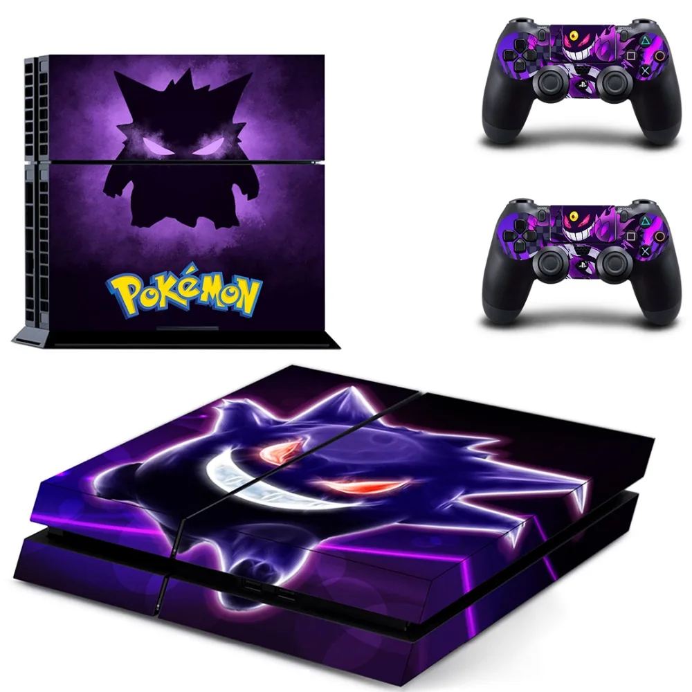 Pokemon Go Пикачу PS4 Кожа Наклейка виниловая для sony Playstation 4 консоль и контроллер PS4 Кожа Наклейка