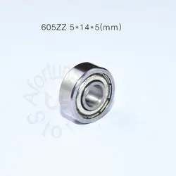 605 605ZZ 5*14*5 (мм) 10 шт. Подшипник Бесплатная доставка ABEC-5 подшипники металлический герметичный подшипник хромированная сталь подшипник 605 605Z