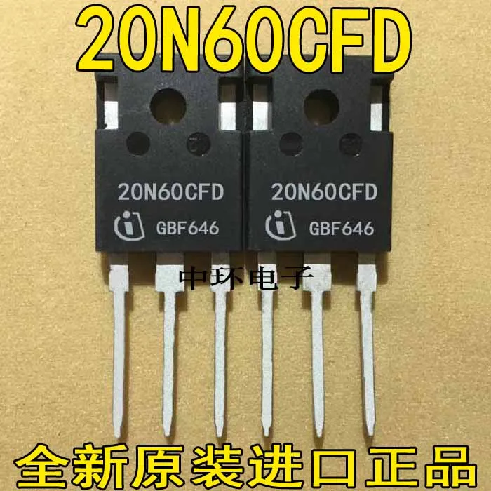 10 шт./лот SD20N60 20N60CFD 20N60C2 TO-247x m y
