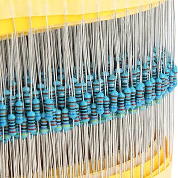 

600* 30Types 1% Precision 1/4W Ring Resistors Metal Film Resistor For Experiment