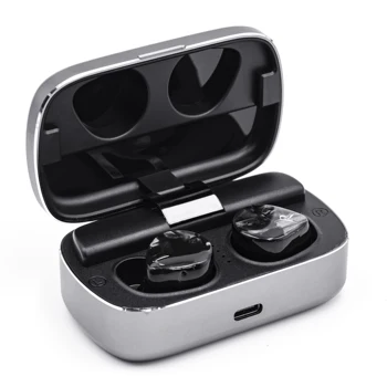 

Newmine R9-4 TWS Wireless Earbuds 1BA+1DD Triple Drivers, Bluetooth 5.0 Dual Mic with Noise Reduction,10 Days Standby