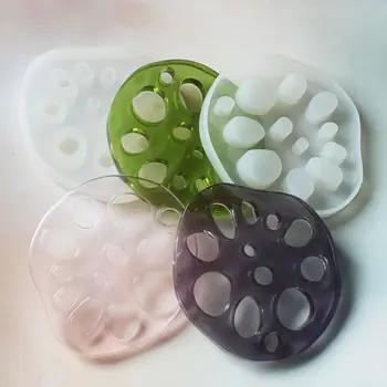 

DIY Lotus Root Slices Irregular Coasters Mold Epoxy Resin Art Supplies Make Your Own Tray Tea Mat Resin Mold Art Crafts