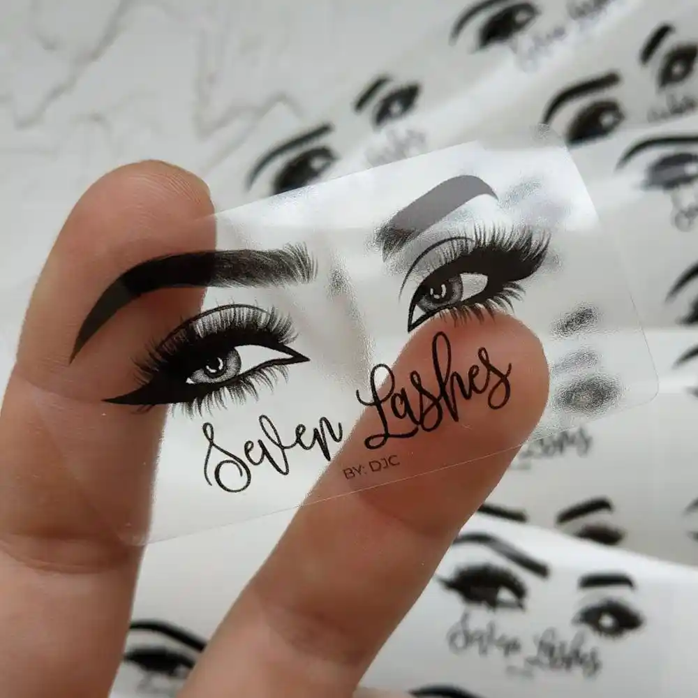 personalised clear stickers