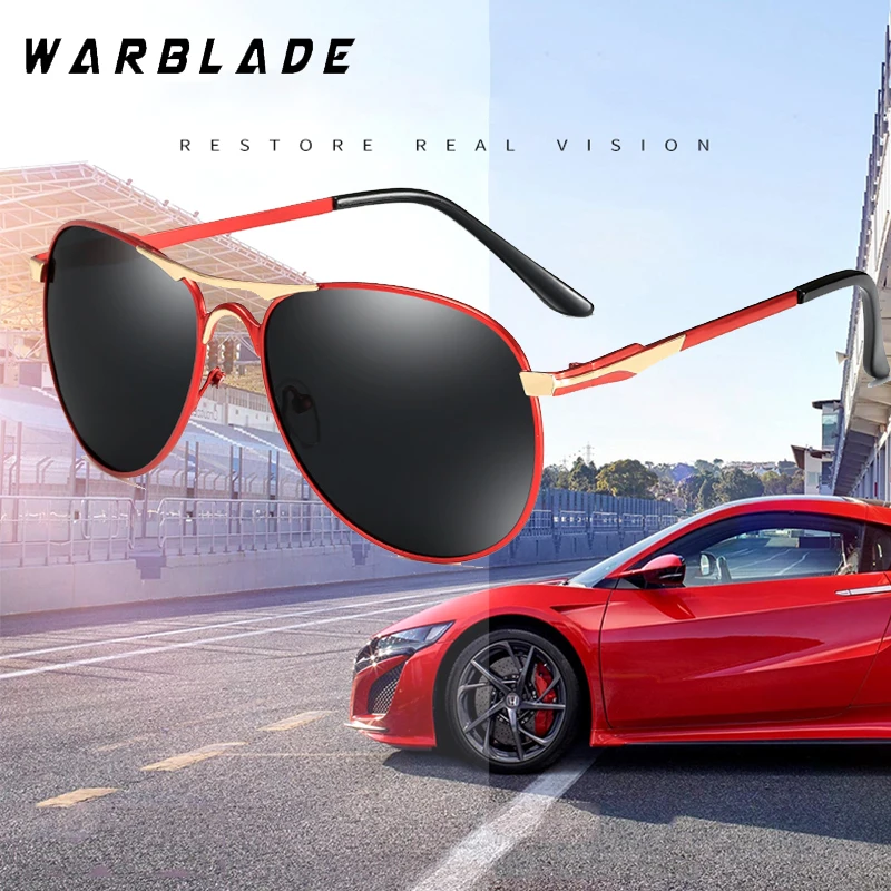 

New Men's Polarized Sunglasses UV400 Men Women Driving Pilot Vintage Sun Glasses Brand Designer Male Sunglasses For Man Women