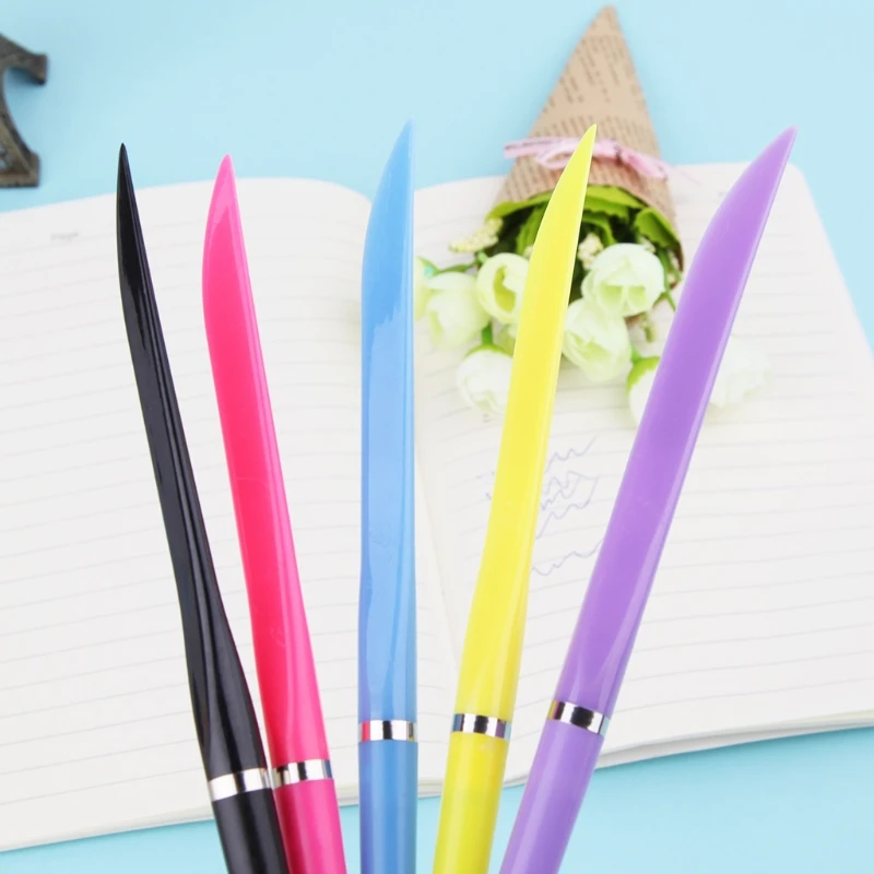 

Creative Ballpoint Pen Sickle Type Writing Stationery School Office Supplies