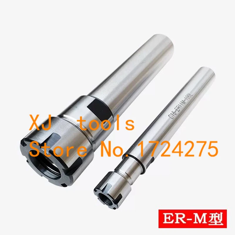 

Collet Chuck Holder C8 C10 C12 C16 C20 C25 for ER8 ER11 ER16 ER20 Collet 100mm 150mm 200mm Extension Straight Shank ER M Nut