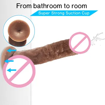 Ejaculating Dildo Sexuaes Toys In Couple Dildo Realistic Squirting Dildos Erotic For Women Suction Penis Suction Cup Erotic Toys 5