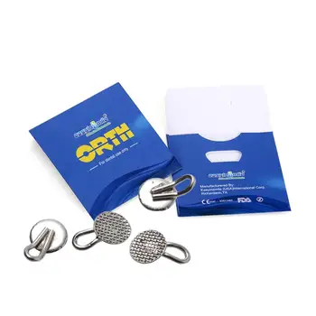 

Dental Orthodontic Bondable Round/Rectangular Traction Hooks For Dentist EASYINSMILE 10Pcs/Pack