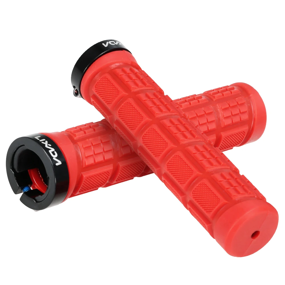 

Lixada 1 Pair MTB Road Bike Handlebar Grips Lock On Cycling Grips Anti-Skid Handlebar Cover Bike Bicycle End Grips