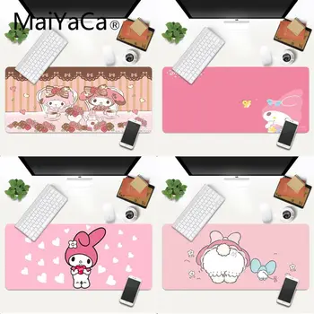 

MaiYaCa my melody Mousepad Gamer Cute 60x30cm kawaii Large Gaming Mouse Pad XL Locking Edge Laptop Notebook Desk Mat