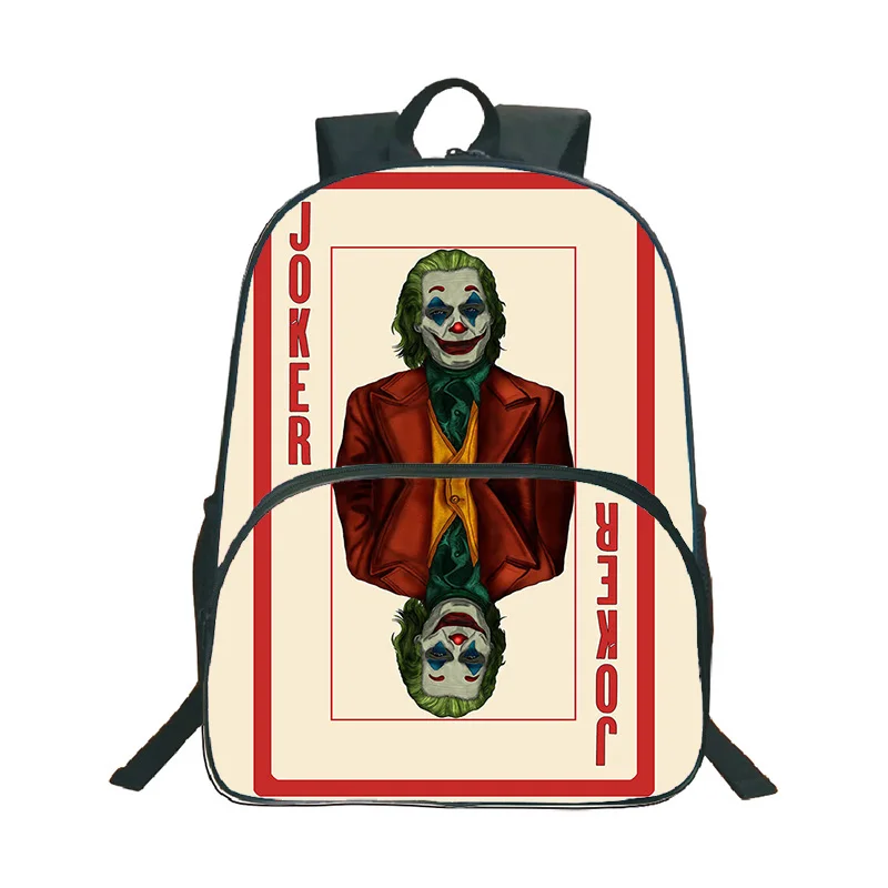 Высококачественный рюкзак Джокер, Детский рюкзак для мальчиков и девочек, 16 дюймов, цветной школьный рюкзак унисекс, дорожная сумка - Цвет: 11