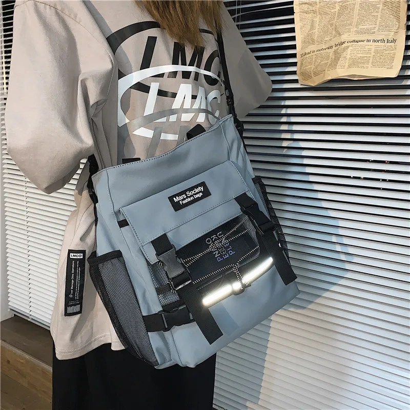 NEW Real Photo Canvas Bag Cute Joker Girl Shoulder Bag Student Class Forest Postman Messenger