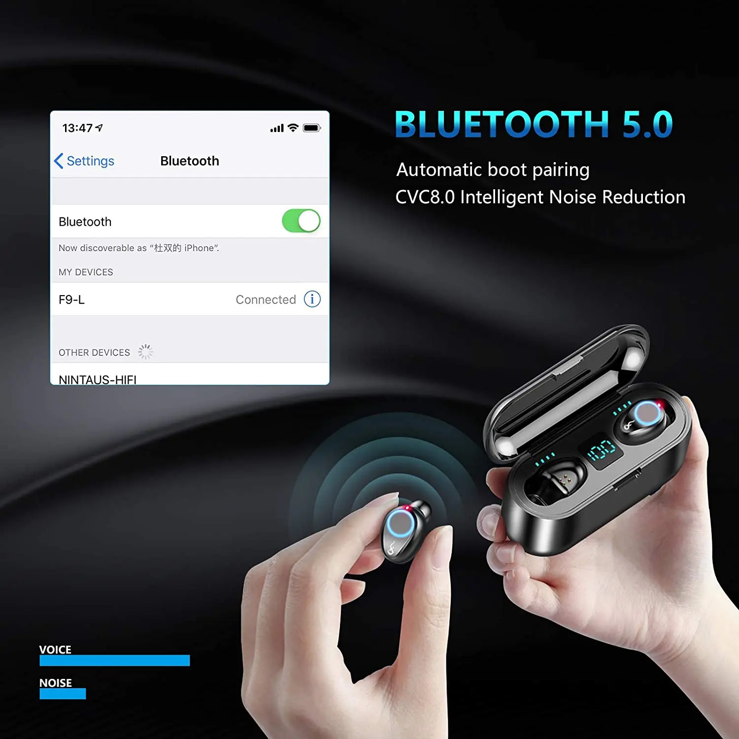 Mini Bluetooth Earphones TWS 5 0 Touch Control Wireless Headphones Stereo Sports Waterproof Earbuds Headset with Dual Microphone