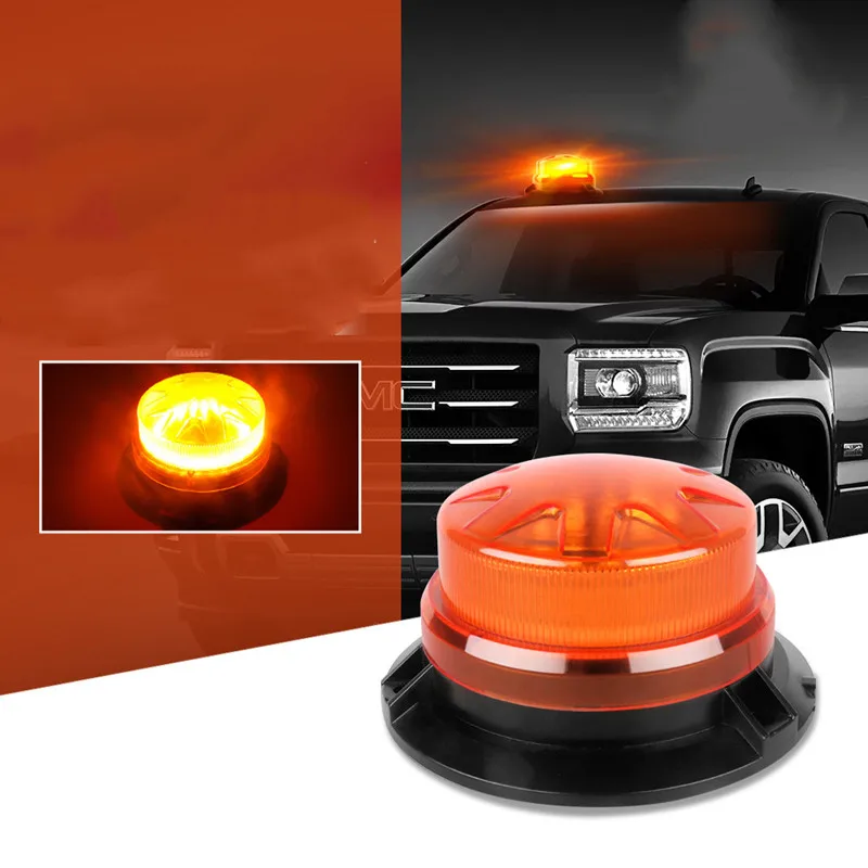 Traffic Light Warning Car Ceiling Safety Flashing 9 30V LED Rotating