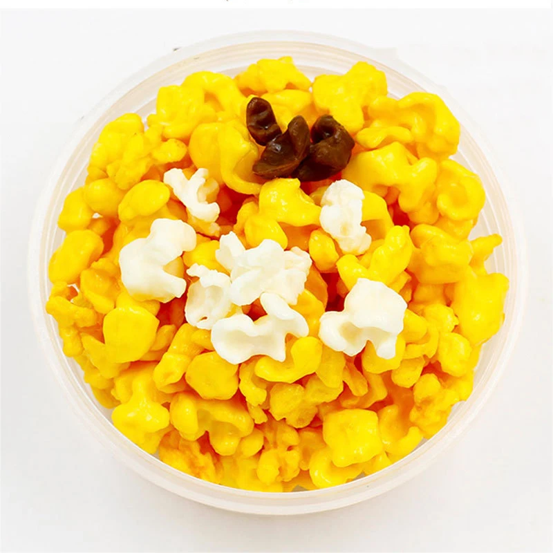 Artificial Popcorn DIY Simulated Food Play Decorations Creative Fake Popcorn Christmas Festival Party Home Decor Supplies