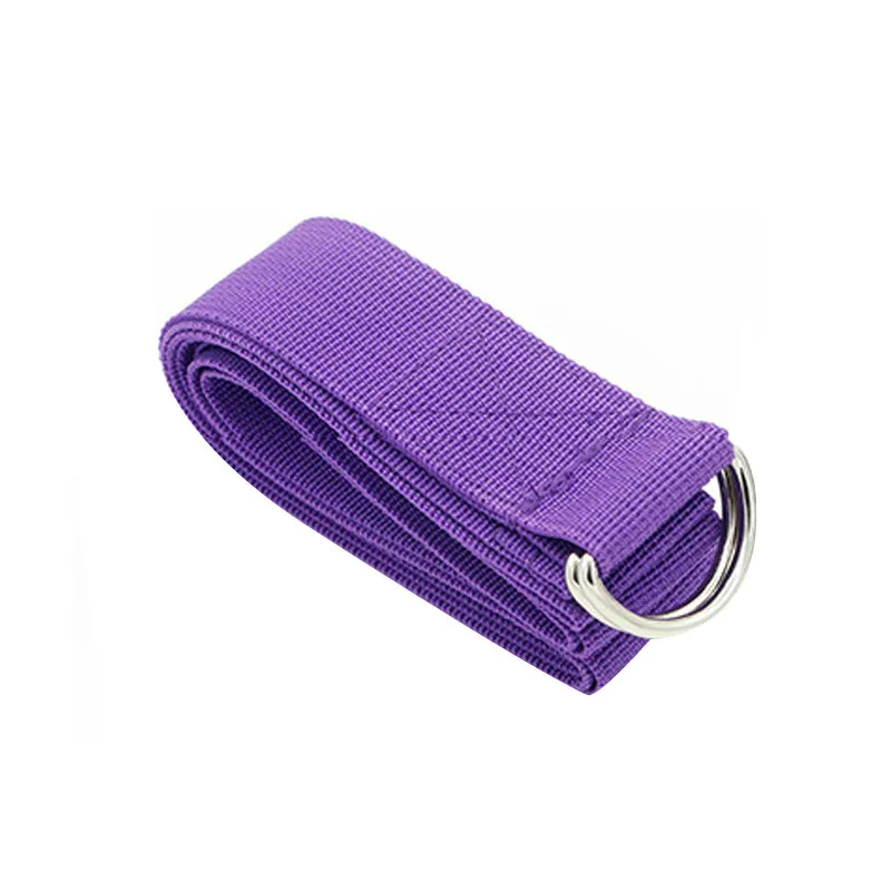 183/250cm Belts Fitness Exercise New Multi-Colors Women Yoga Stretch Strap  Gym Rope Figure Waist Leg Resistance Bands Cotton T
