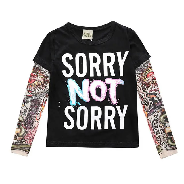Boy T Shirts Long Sleeve For Children Baby Casual Cartoon Dinosaur Brand Fashion Kids Tops & Tees 7764-SORRY