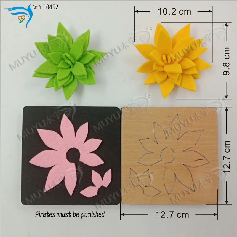 

Folding floret DIY new wooden mould cutting dies for scrapbooking Thickness/15.8mm/S140