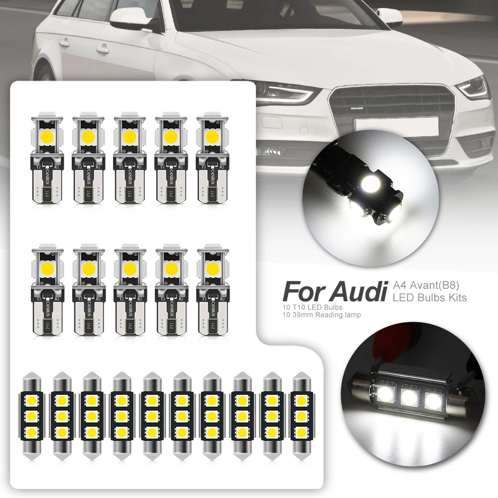 Pack Ampoules/Leds feux antibrouillards pour Audi A4 B8