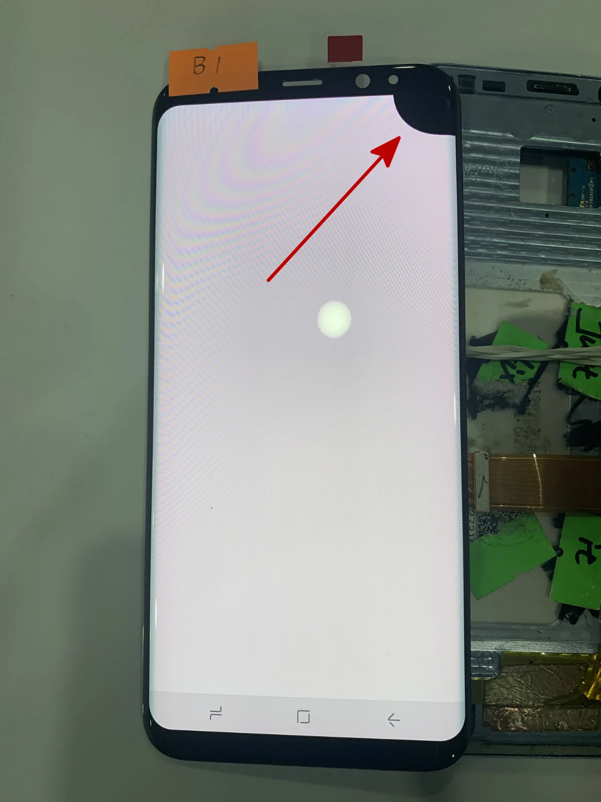 B1 Super AMOLED для samsung Galaxy S8 plus S8+ G955 G955F g955u S8plus дефект ЖК-дисплей с сенсорным экраном дигитайзер 6,2'' - Цвет: B1